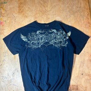 Tapout Navy Blue Dragon Graphic Tee